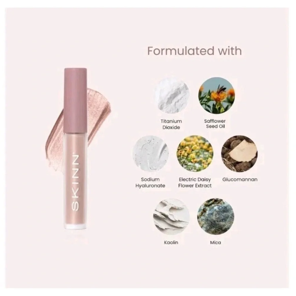 SKINN Dawn to Dusk Eyeshadow Duo with Brush PINK PRARL & TERRA ROSA